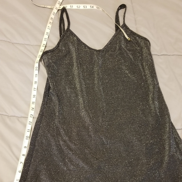 Brandy melville sparkly black slip dress - Picture 1 of 7